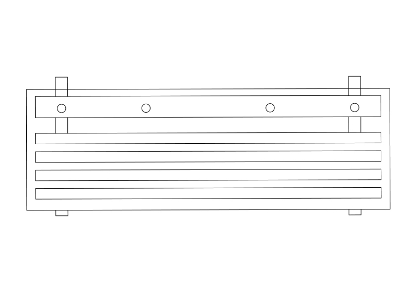 Free Bench Top View CAD Block – DWG, DXF, PDF Format