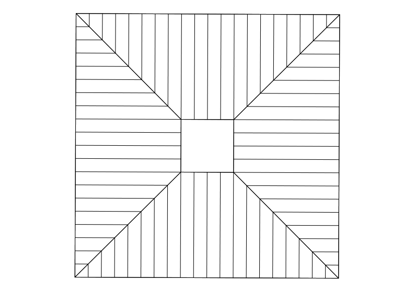 Free Pergola Top View CAD Block – DWG, DXF, PDF Format