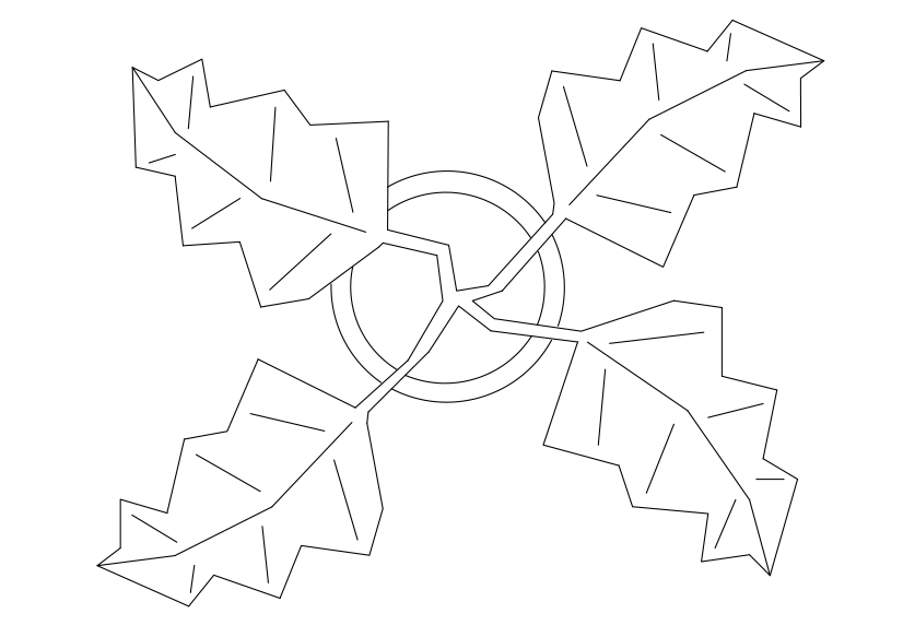 Free Plant Top View CAD Block – DWG, DXF, PDF Format