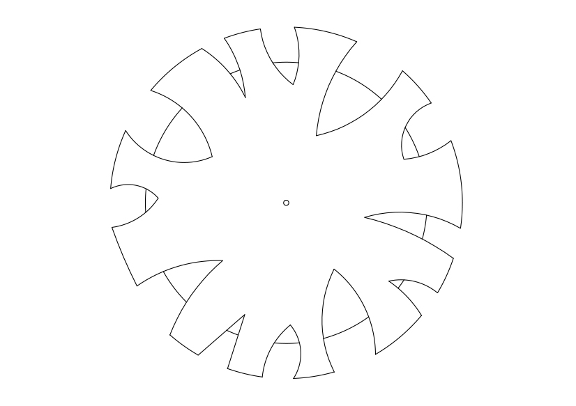 Free Plant Top View CAD Block – DWG, DXF, PDF Format