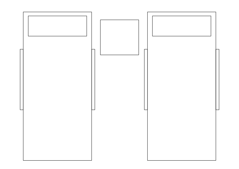 Free Double Pool Seating Top View CAD Block – DWG, DXF, PDF Format