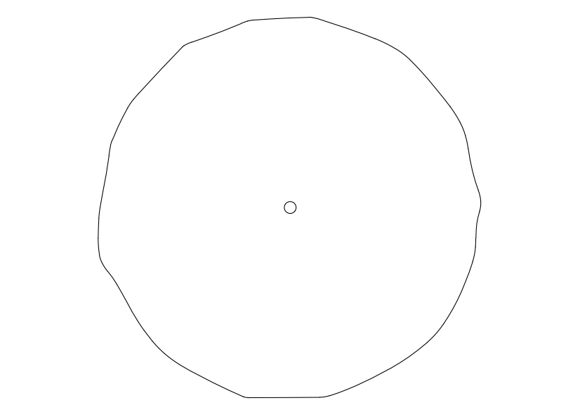 Free Tree Top View CAD Block – DWG, DXF, PDF Format