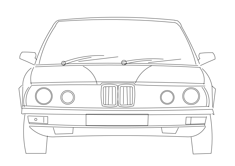 Free Car Elevation CAD Block – DWG, DXF, PDF Format