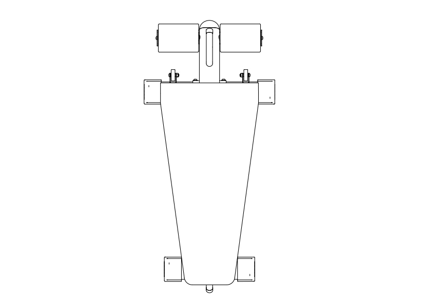 Free Gym Equipment Top View CAD Block – DWG, DXF, PDF Format