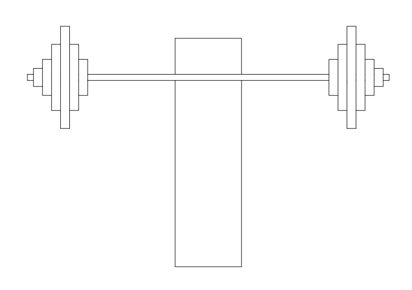 Free Gym Equipment Top View CAD Block – DWG, DXF, PDF Format
