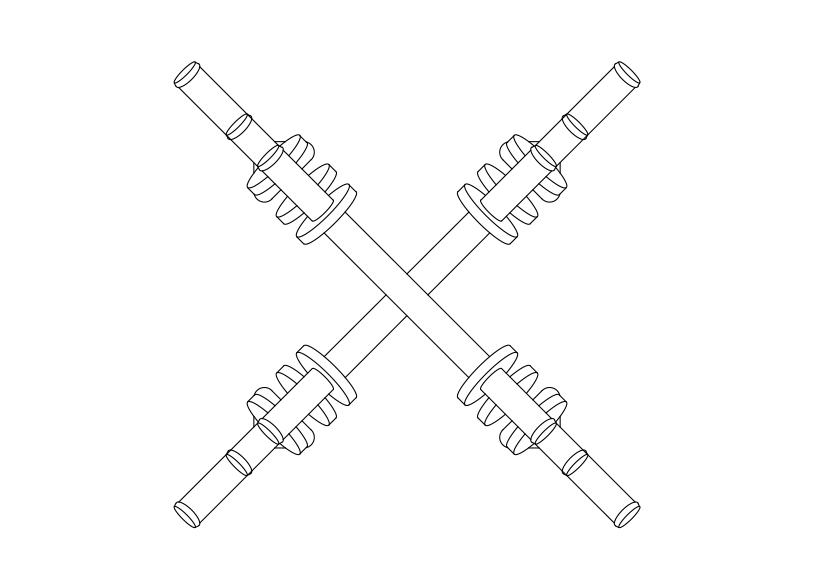 Free Gym Equipment Top View CAD Block – DWG, DXF, PDF Format