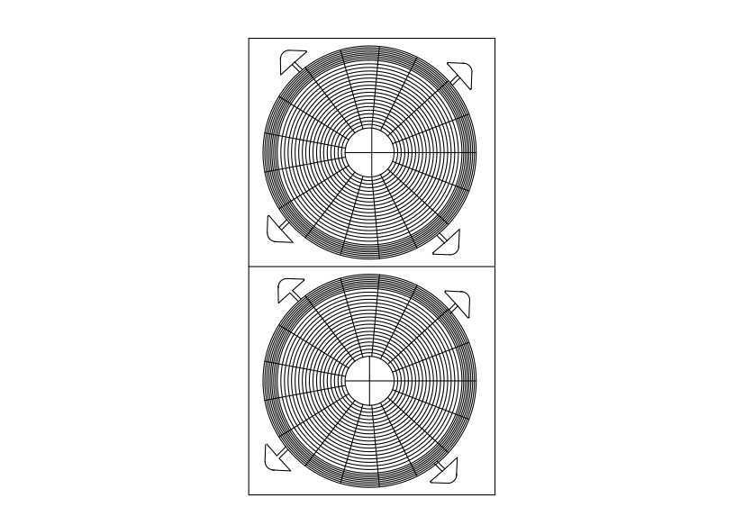 Free Air Handling Unit Top View CAD Block – DWG, DXF, PDF Format