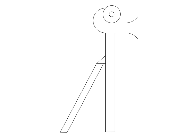 Free Horn Elevation CAD Block – DWG, DXF, PDF Format