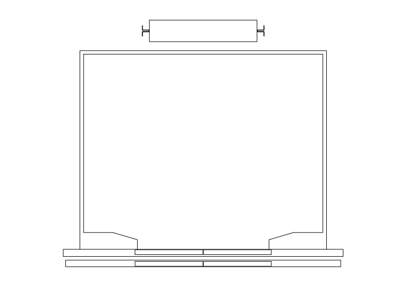 Free Single Lift Top View CAD Block – DWG, DXF, PDF Format