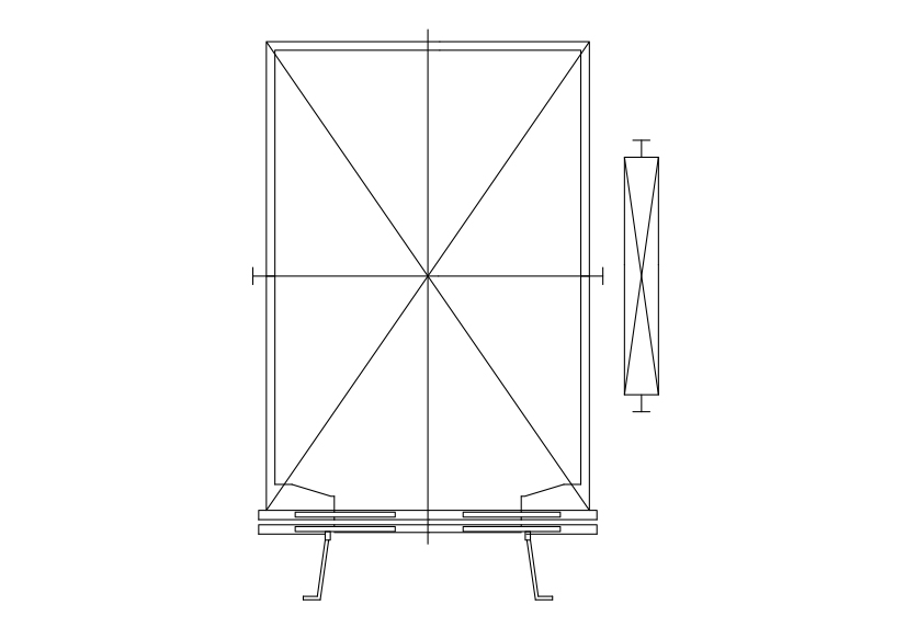 Free Single Lift Top View CAD Block – DWG, DXF, PDF Format