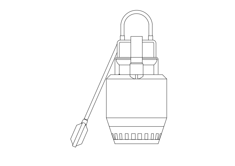 Free Pump Elevation CAD Block – DWG, DXF, PDF Format