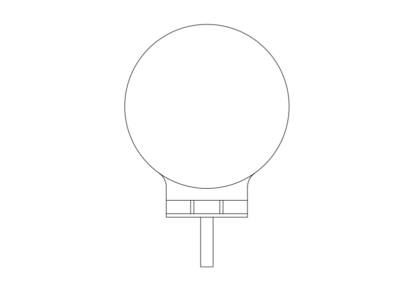 Free Radar Elevation CAD Block – DWG, DXF, PDF Format
