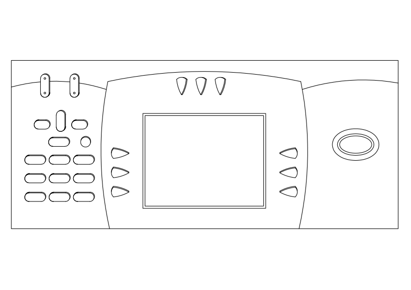 Free Telephone Top View CAD Block – DWG, DXF, PDF Format