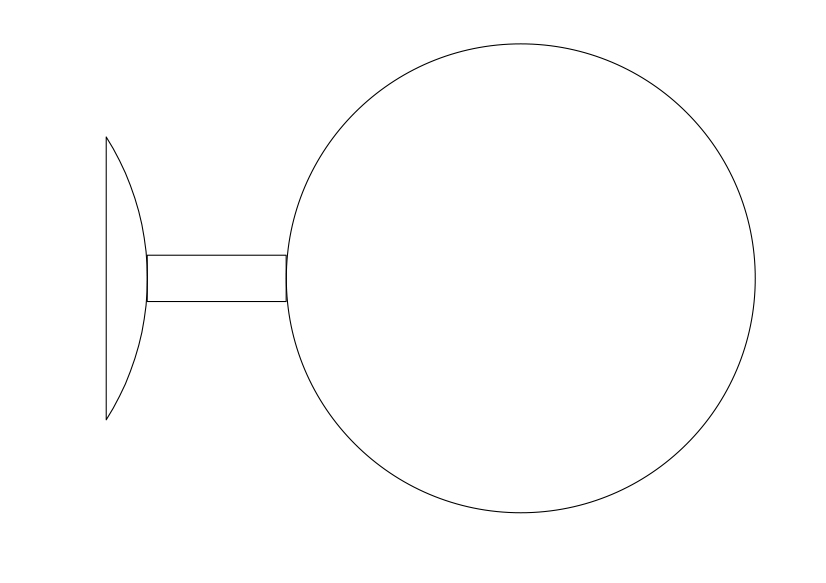 Free Wall Light Top View CAD Block – DWG, DXF, PDF Format