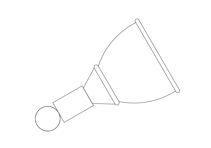 Free Wall Light Top View CAD Block – DWG, DXF, PDF Format