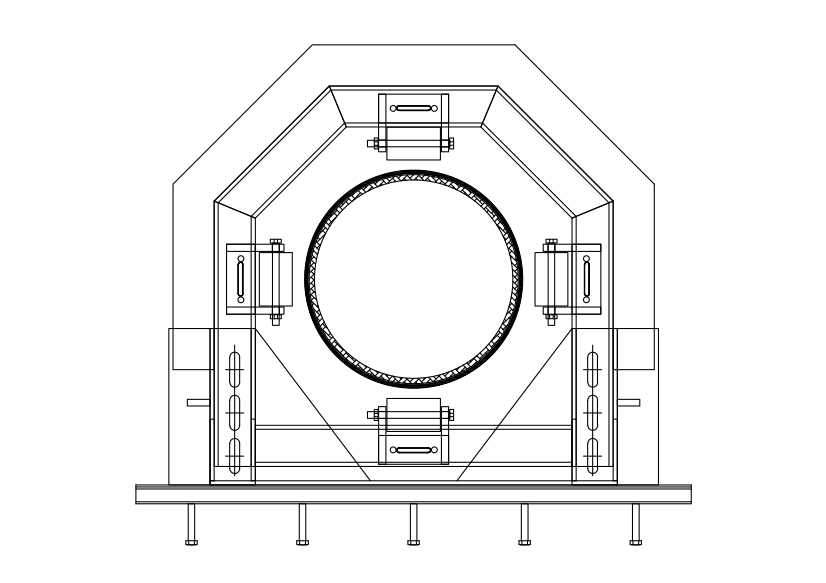 Free Water Pillar Top View CAD Block – DWG, DXF, PDF Format