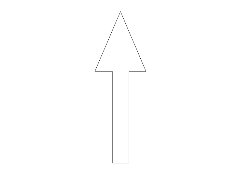 Free Arrow Symbol CAD Block Icon – DWG, DXF, PDF Format