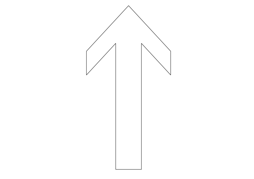 Free Arrow Symbol CAD Block Icon – DWG, DXF, PDF Format