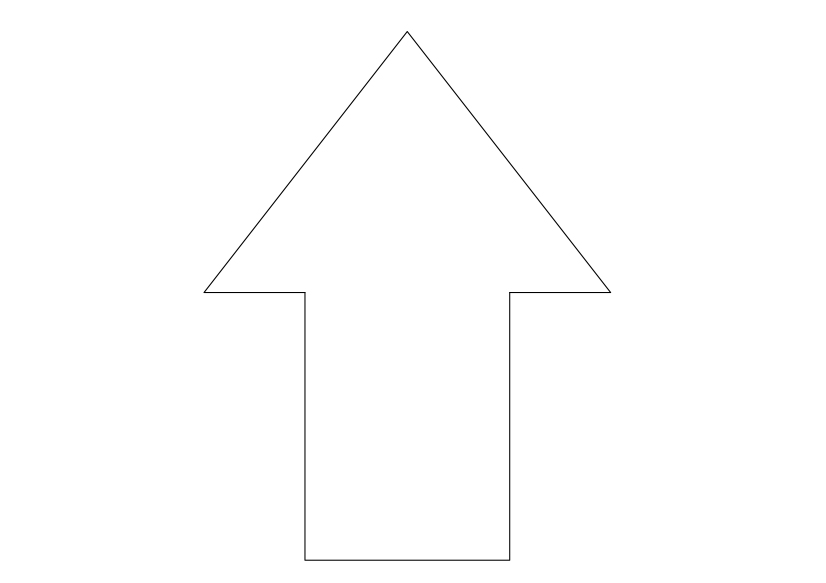 Free Arrow Symbol CAD Block Icon – DWG, DXF, PDF Format