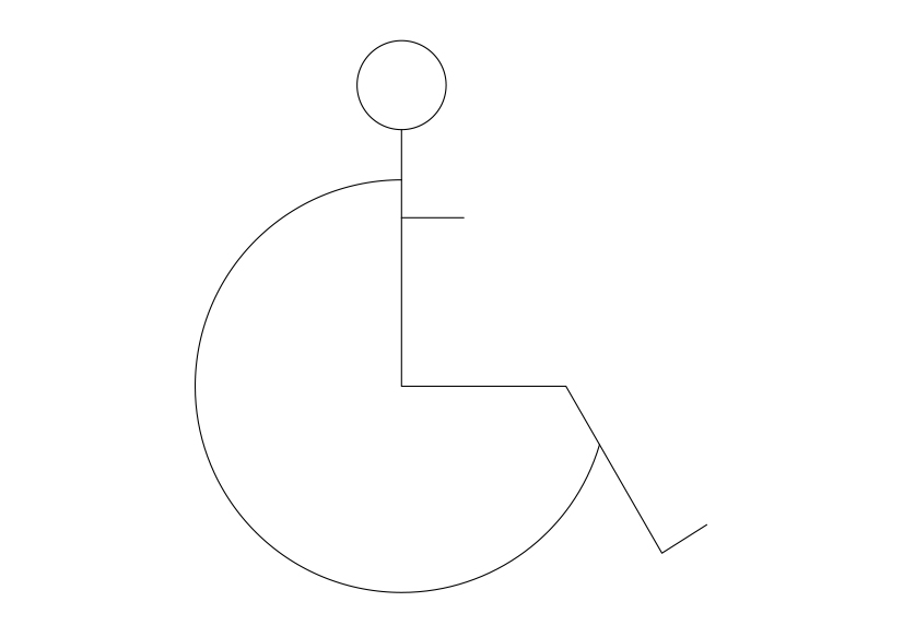 Free International Symbol for Access CAD Block Icon – DWG, DXF, PDF Format