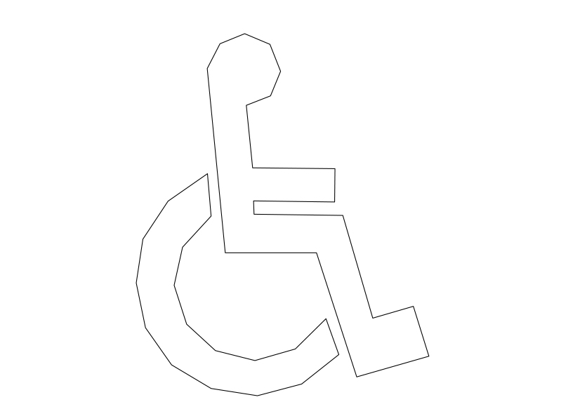 Free International Symbol for Access CAD Block Icon – DWG, DXF, PDF Format