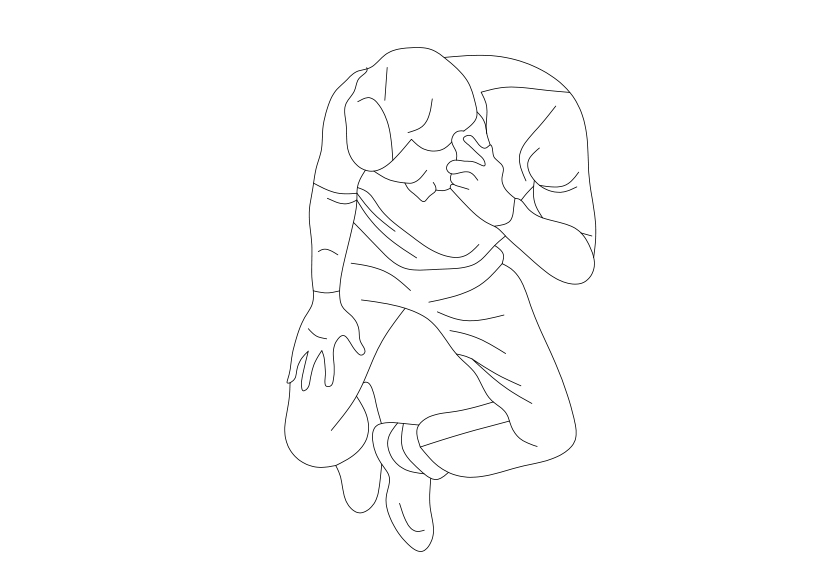 Free Person Sitting Top View CAD Block – DWG, DXF, PDF Format