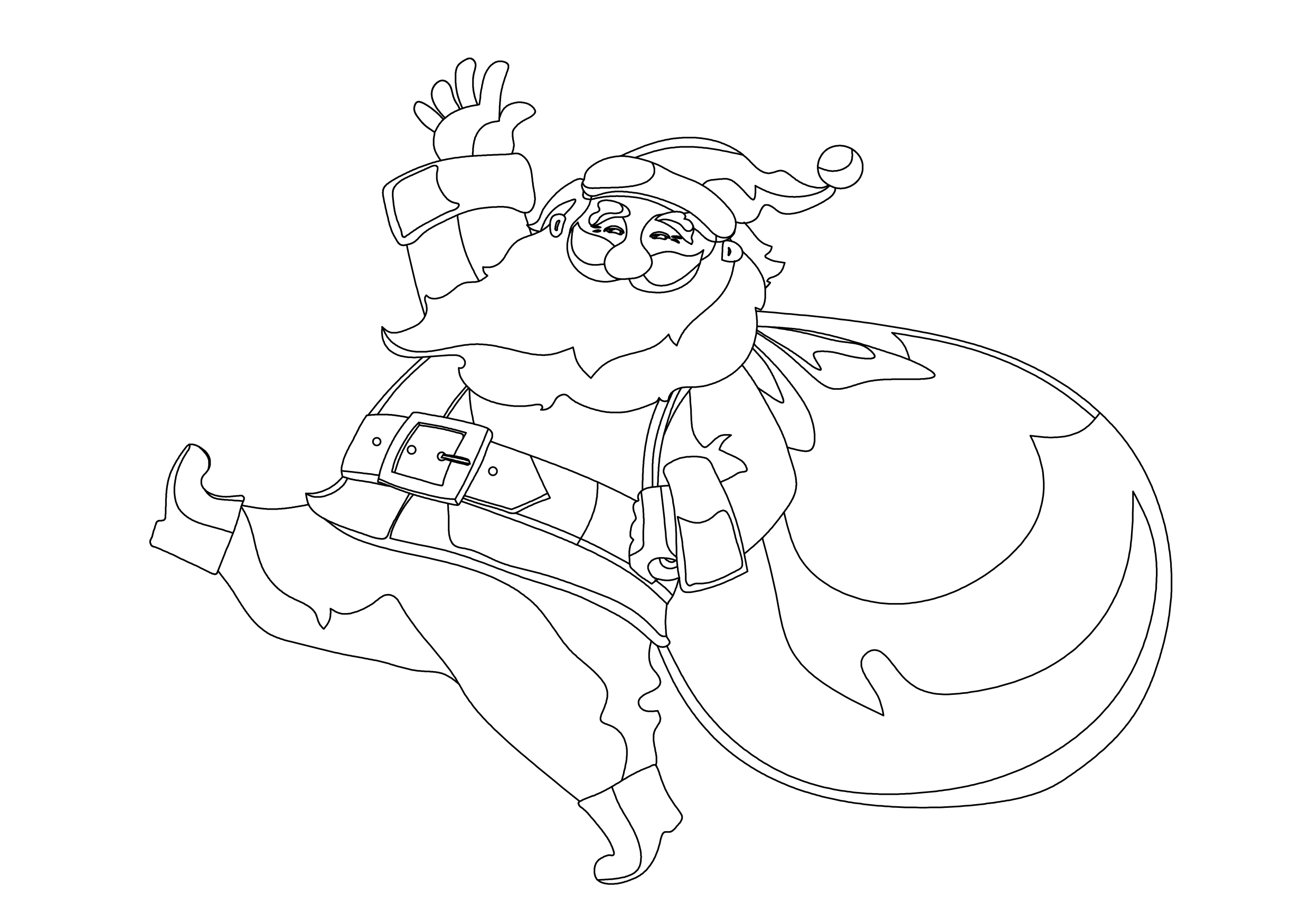 Free Santa Claus Elevation CAD Block – DWG, DXF, PDF Format