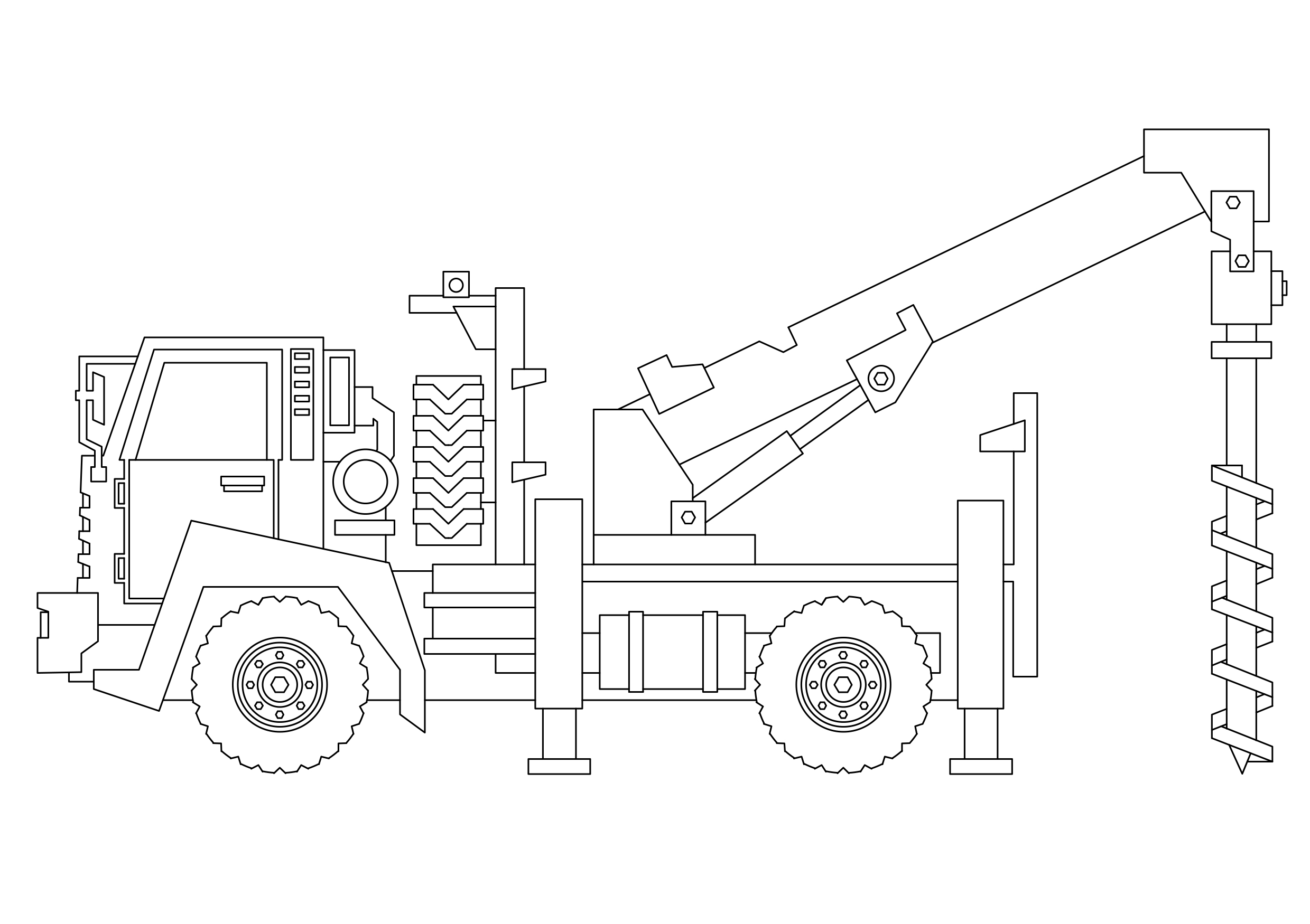 Free Construction Vehicle Elevation CAD Block – DWG, DXF, PDF Format