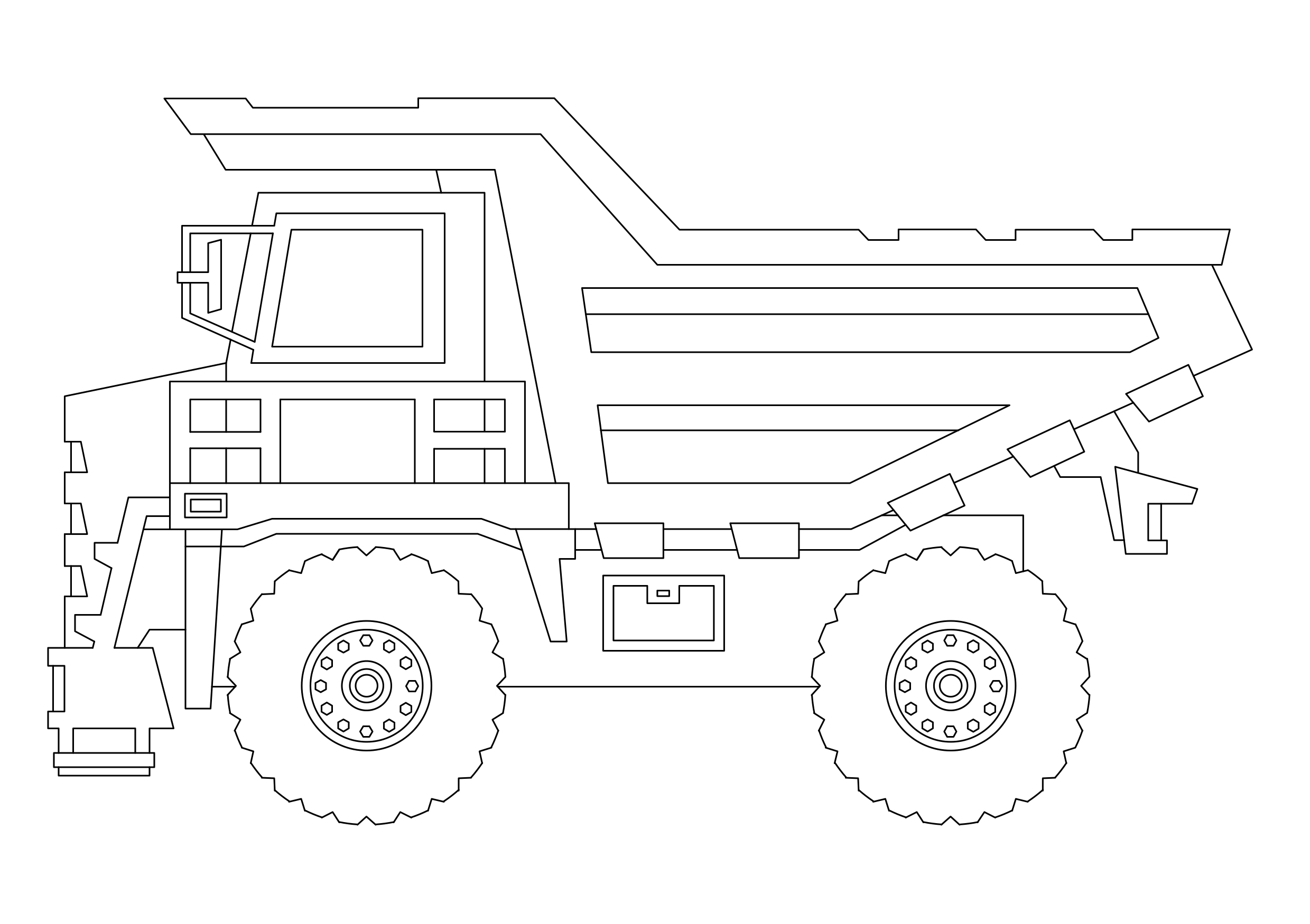 Free Construction Vehicle Elevation CAD Block – DWG, DXF, PDF Format