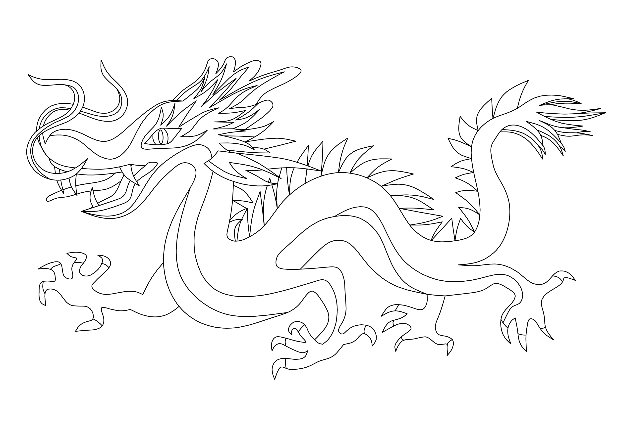 Free Dragon CAD Block – DWG, DXF, PDF Format