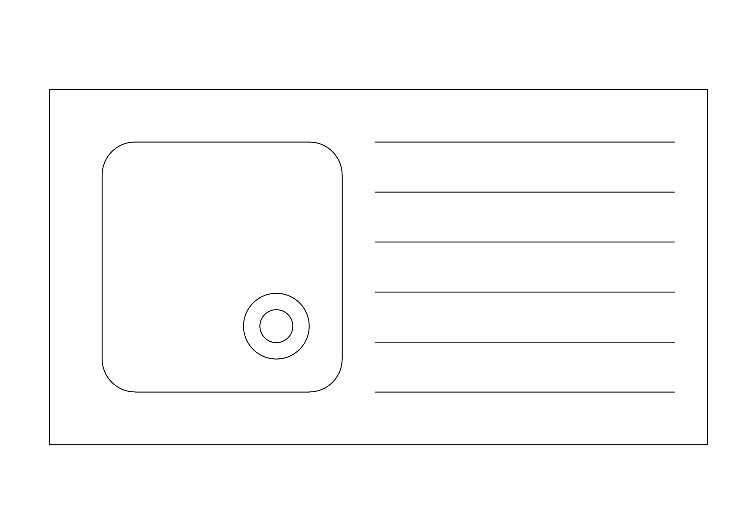 Free Kitchen Sink Top View CAD Block – DWG, DXF, PDF Format