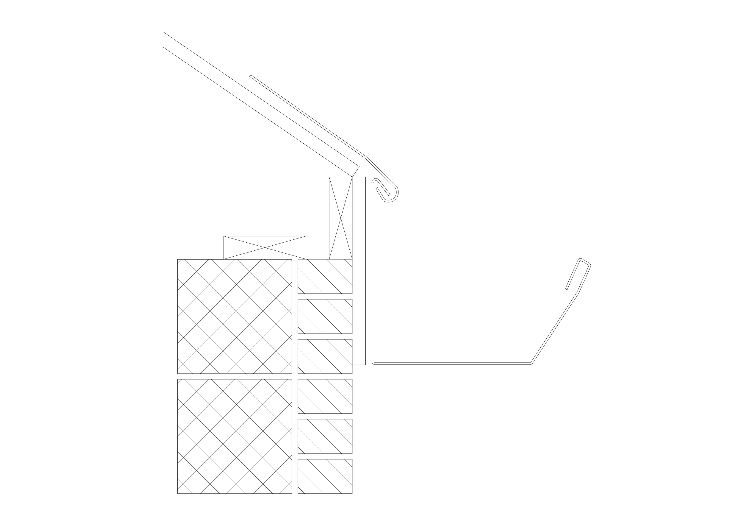 Free Rain Gutter Section CAD Block – DWG, DXF, PDF Format