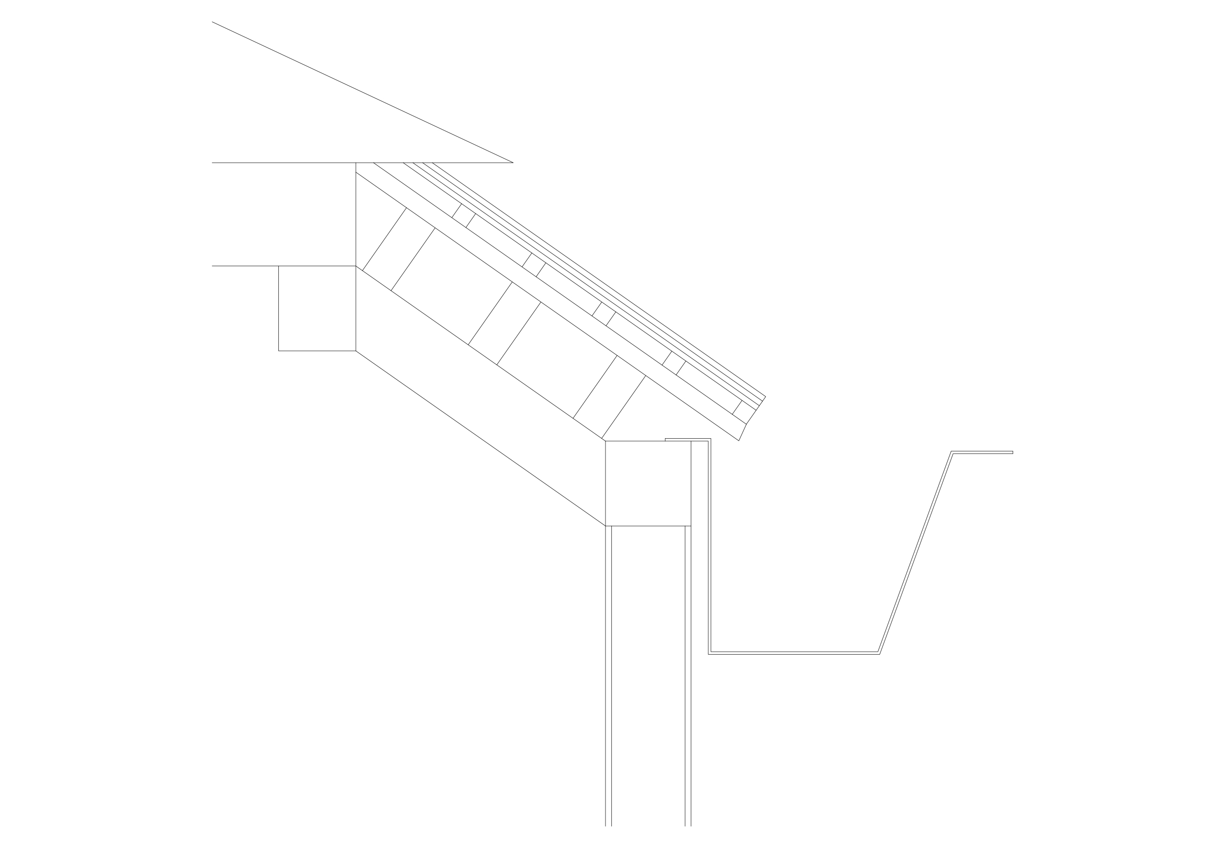 Free Rain Gutter Section CAD Block – DWG, DXF, PDF Format