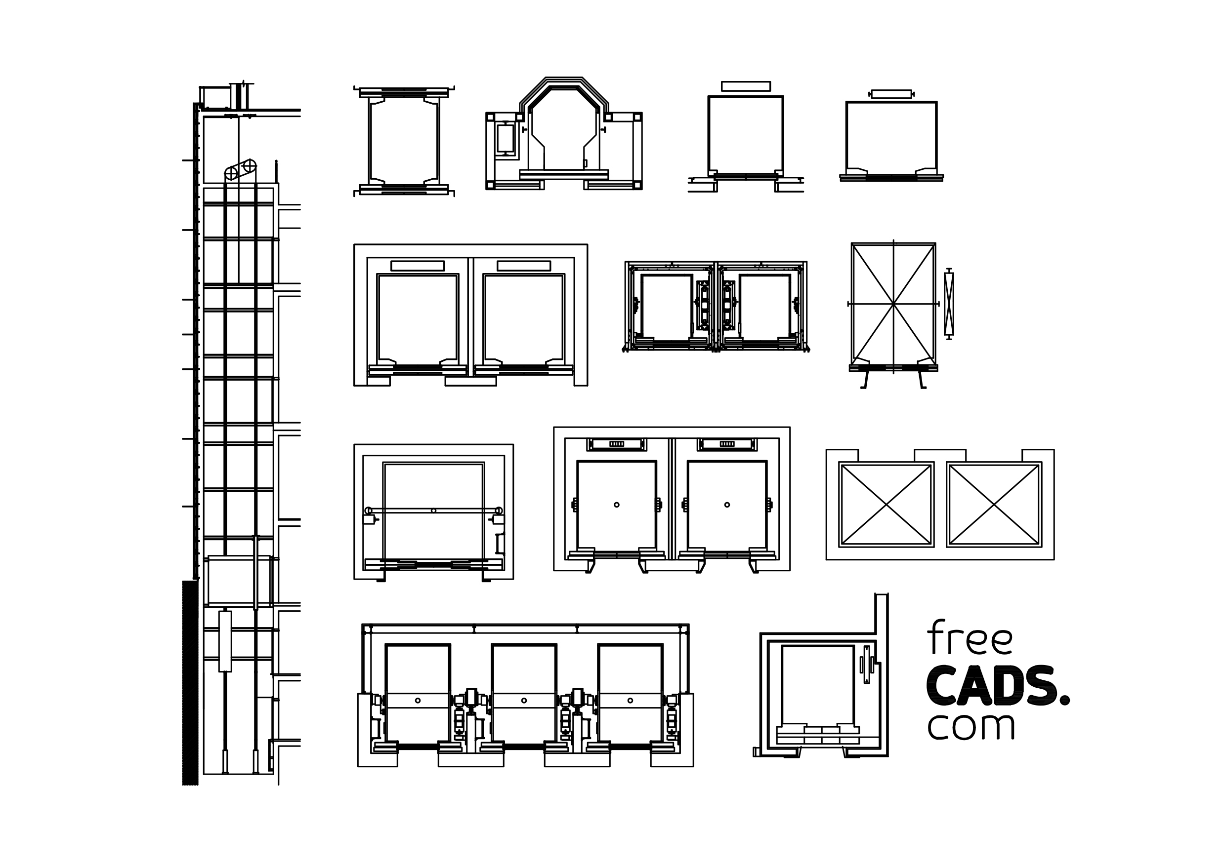 Free Lifts Bundle CAD Blocks – DWG, DXF, PDF Format