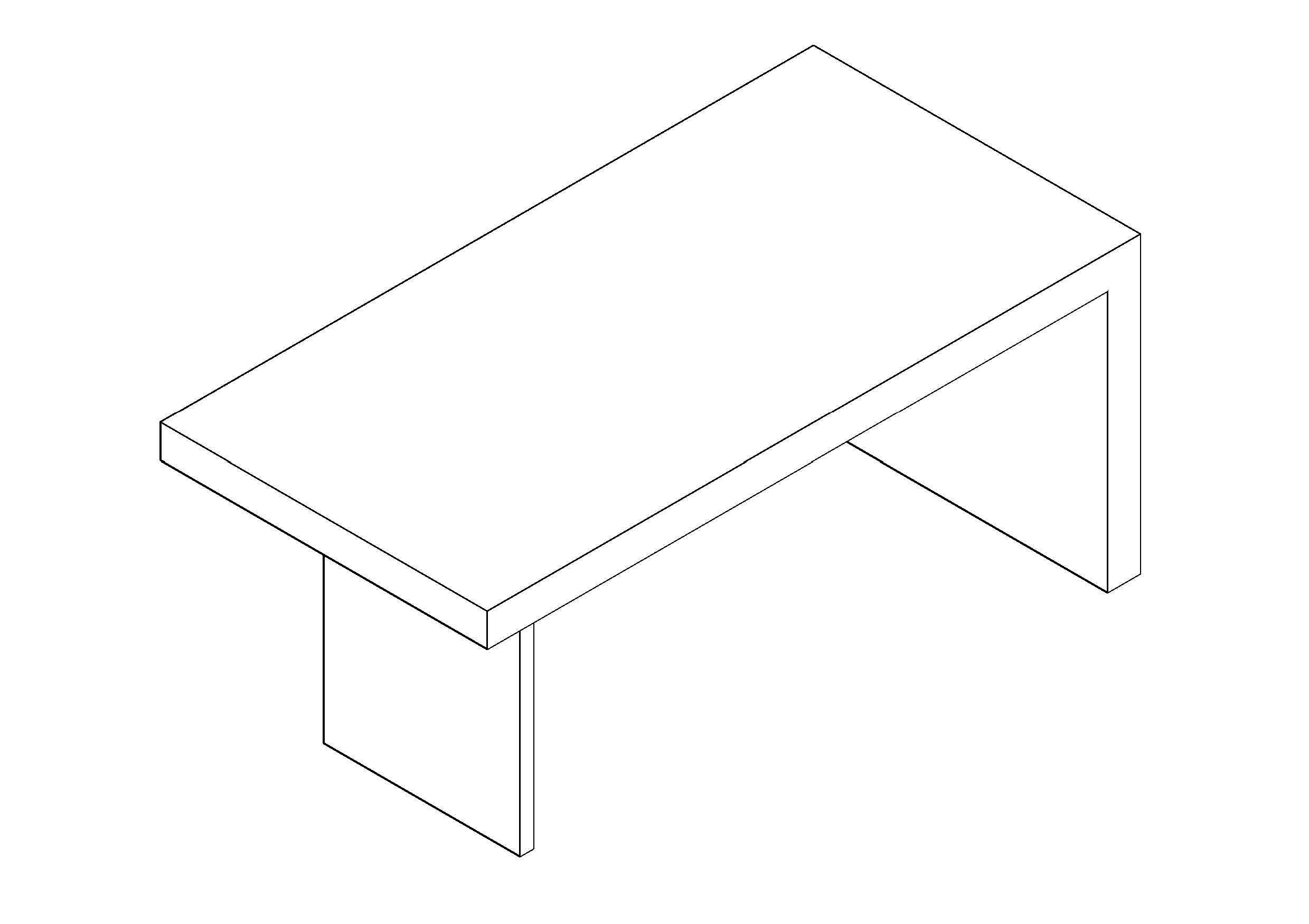 Free coffee table 3D CAD Block – DWG, DXF, PDF Format