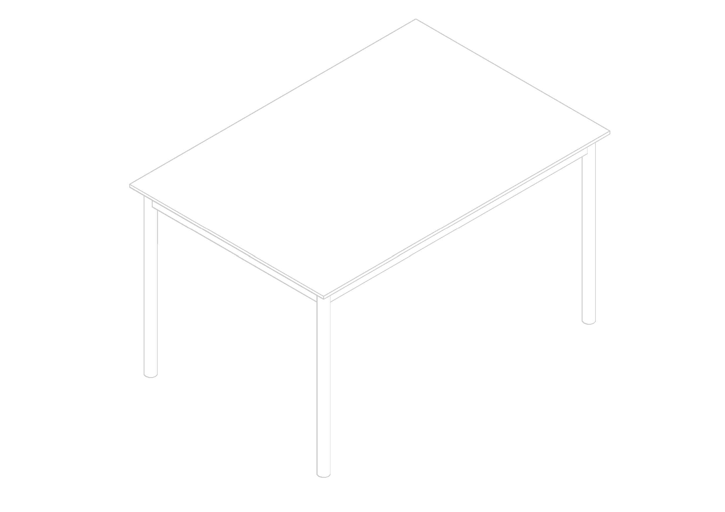 Free coffee table 3D CAD Block – DWG, DXF, PDF Format