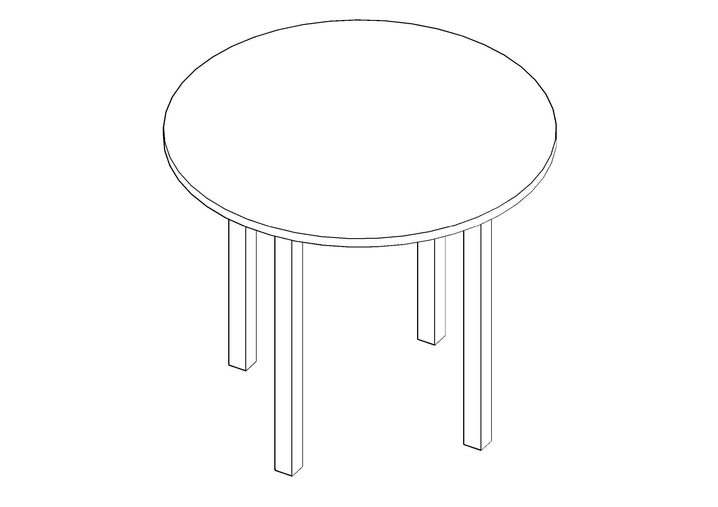 Free dining table 3D CAD Block – DWG, DXF, PDF Format
