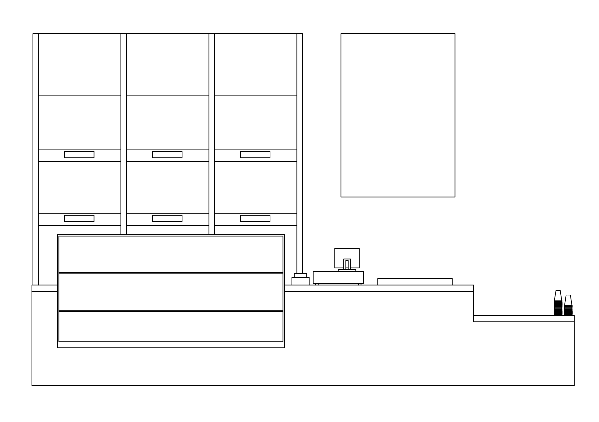 Free Bakery counter CAD Drawing – DWG, DXF, PDF Format
