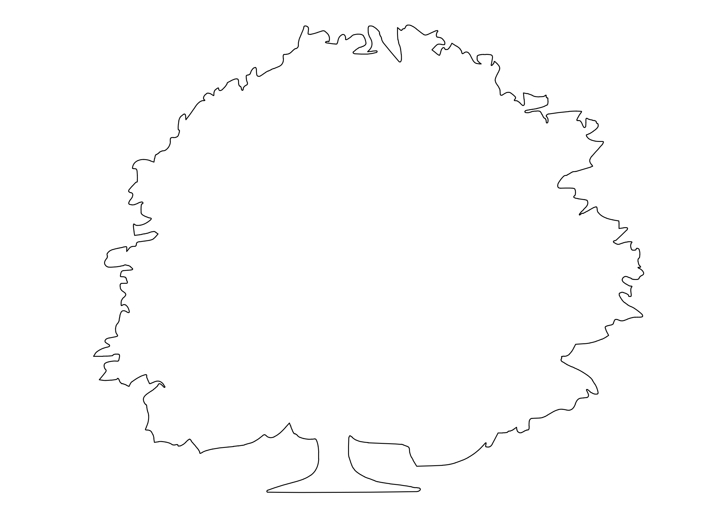 Free Tree Elevation CAD Block – DWG, DXF, PDF Format