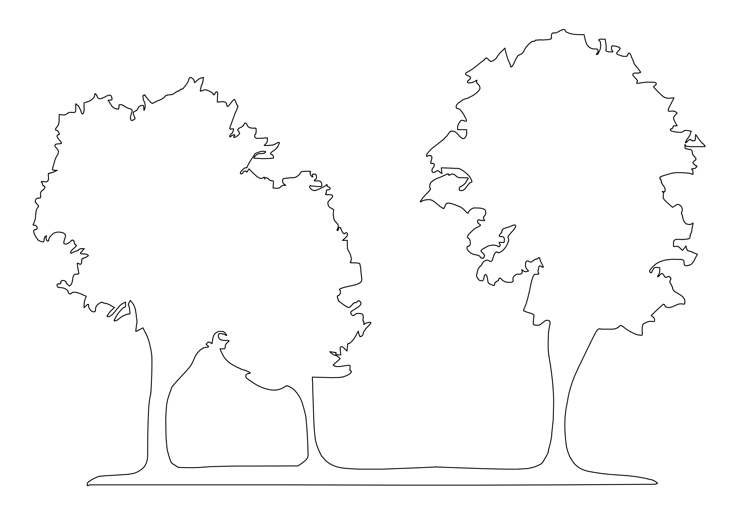 Free Trees Elevation CAD Block – DWG, DXF, PDF Format