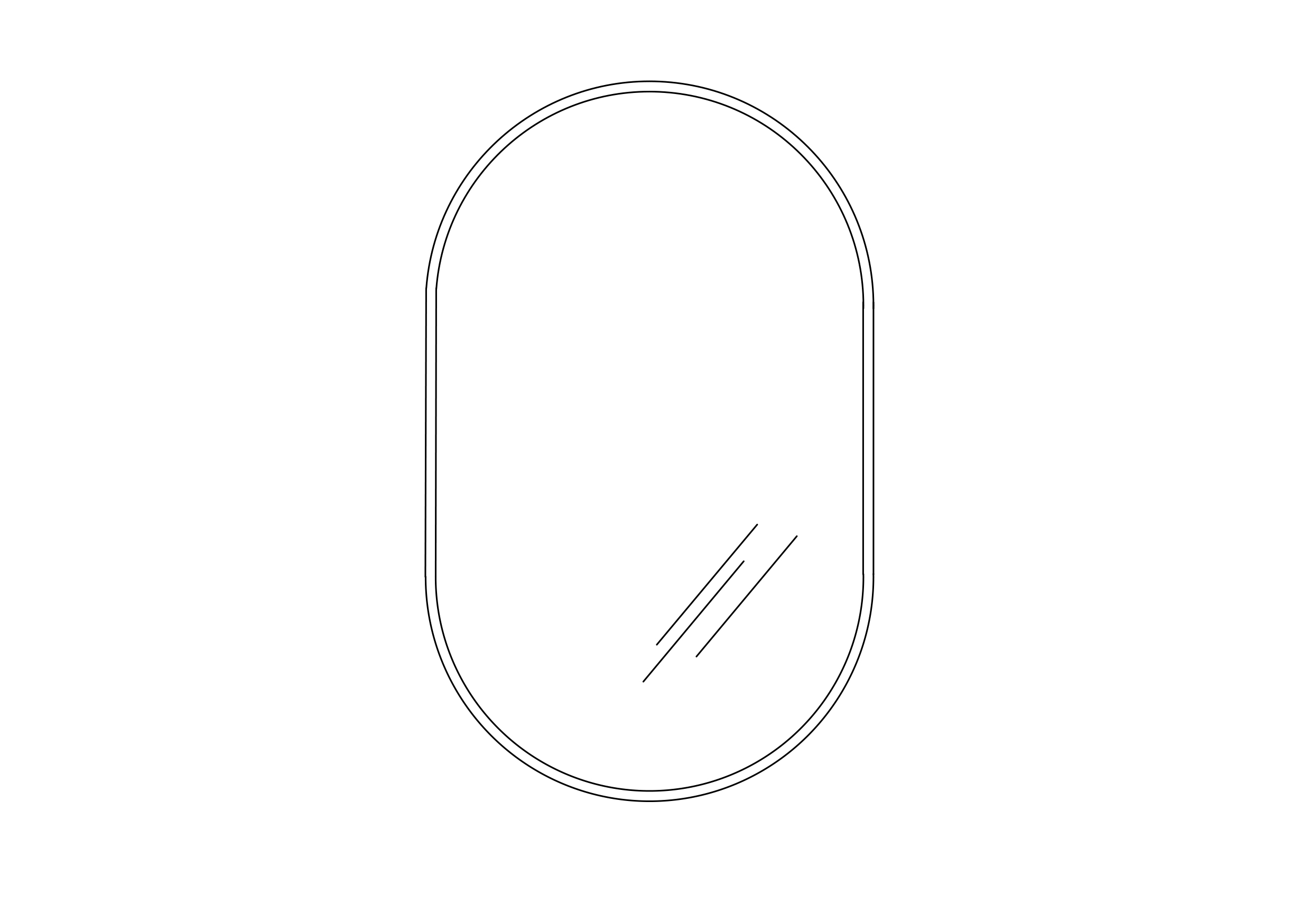 Free Mirror elevation CAD Block – DWG, DXF, PDF Format