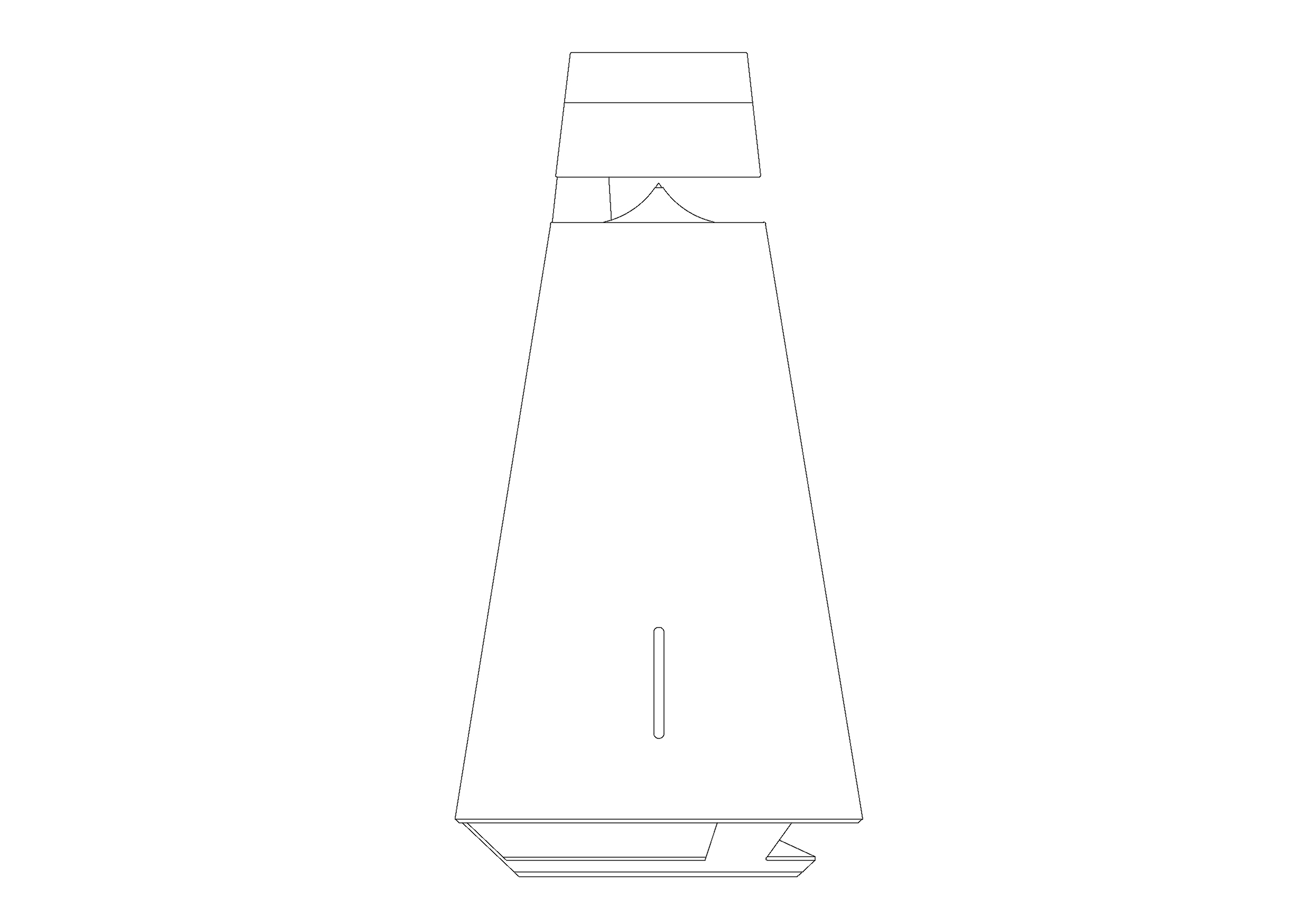 Free Bang & Olufsen Beosound 2 Elevation CAD Block – DWG, DXF, PDF Format
