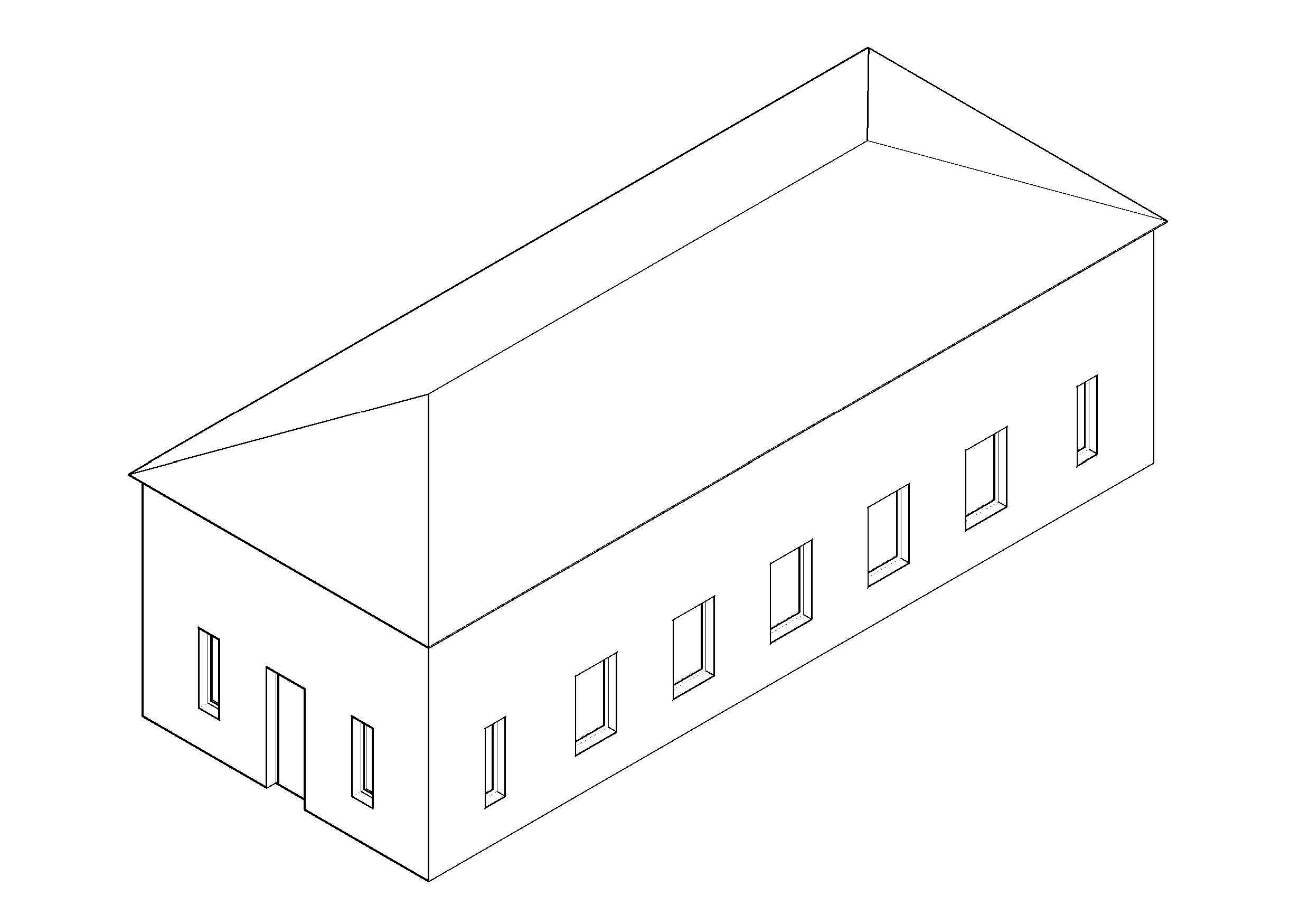 Free building 3D CAD Drawing – DWG, DXF, PDF Format
