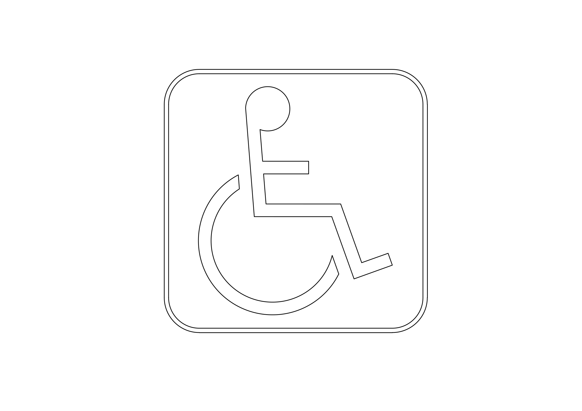 Free International Symbol for Access CAD Block Icon – DWG, DXF, PDF Format