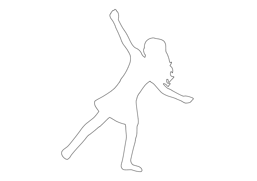 Free Child Standing Elevation CAD Block – DWG, DXF, PDF Format