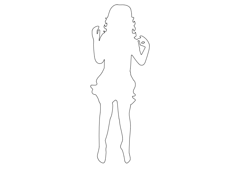 Free Child Standing Elevation CAD Block – DWG, DXF, PDF Format