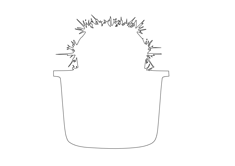 Free Plant Elevation CAD Block – DWG, DXF, PDF Format