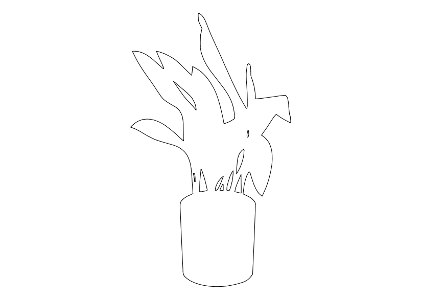 Free Plant Elevation CAD Block – DWG, DXF, PDF Format