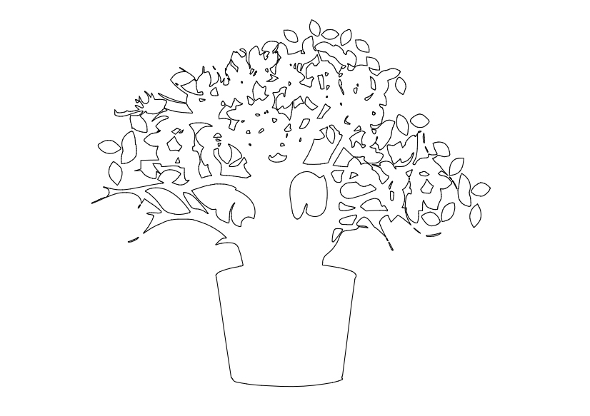 Free Plant Elevation CAD Block – DWG, DXF, PDF Format