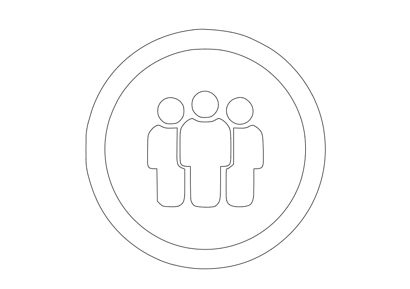 Free People Symbol CAD Block Icon – DWG, DXF, PDF Format